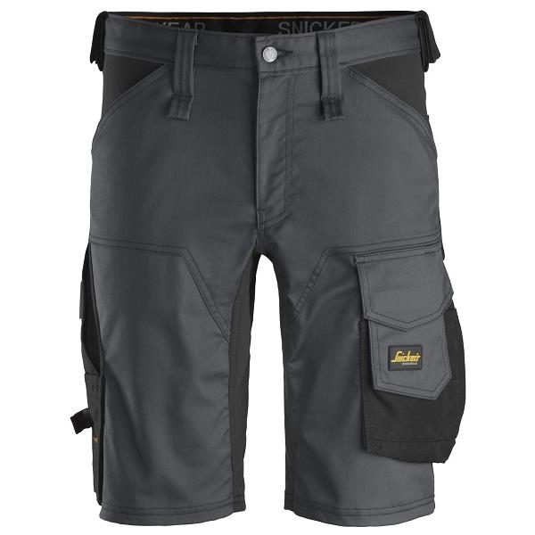 Pantalón Corto Stretch Snickers Gris Acero Talla 52