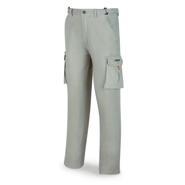 Pantalón Elástico Color Gris Talla 46/48